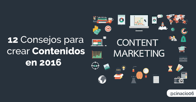 crear contenidos en tu blog en 2016