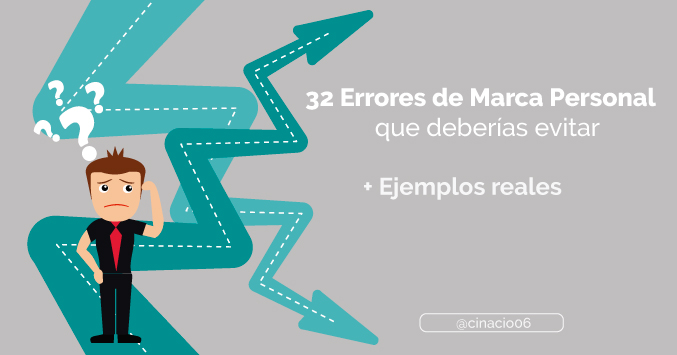 errores de marca personal a evitar desde ya