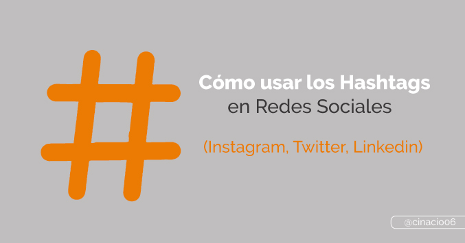 cómo usar hashtags en redes sociales