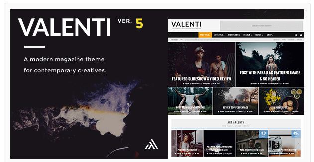 Valenti theme WordPress