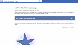 herramientas para facebook fan of the week