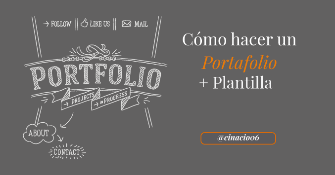 como hacer un portafolio + plantilla Community Manager gratis