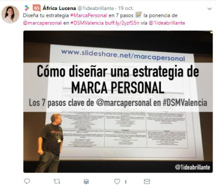 ejemplo de un post estrategico en networking