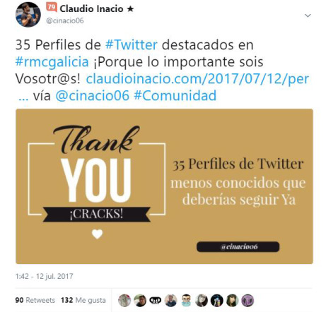 ejemplo de post dando valor a los asistentes