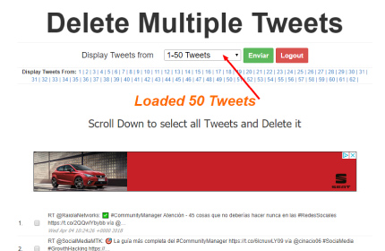 Elimina todos tus tweets con Delete Multiple Tweets