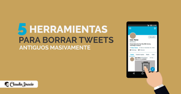 como borrar todos los tweets antiguos con herramientas