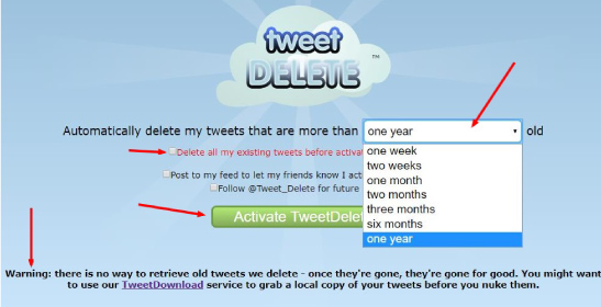 herramienta para eliminar tweets