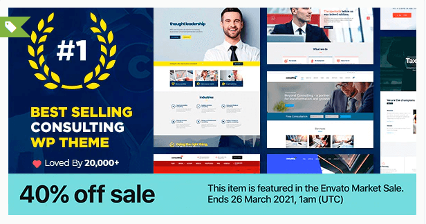 Consulting - Business, Finance WordPress Theme