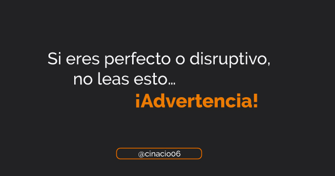 marca personal perfecta y disruptiva