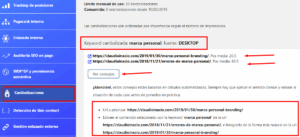 Canibalizaciones en herramienta DinoRANK se desplaza y enlazalia te enlaza