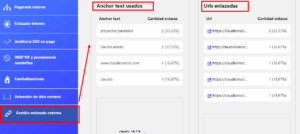 Gestión enlazado externo de DinoRank 2019