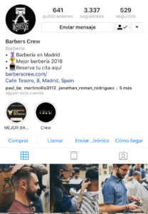 instagram barbers crew estrategia de marca personal barberos