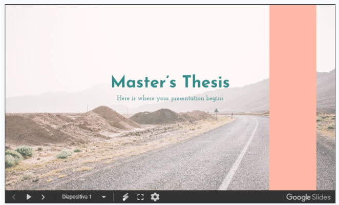 plantilla slides go Master thesis