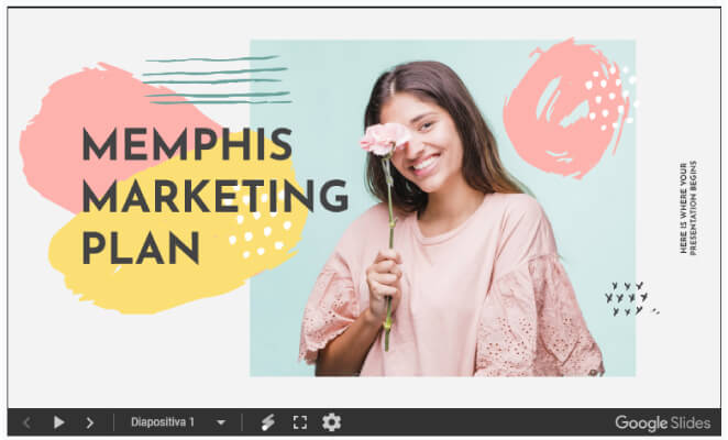 Memphis plantilla slidesgo