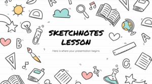 slidesgo plantillas sketchnotes