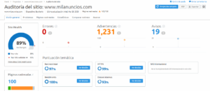 auditoria semrush