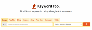 KeywordTool.io alternativas gratuitas a semrush