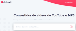 Clickmp3 convertidor de videos
