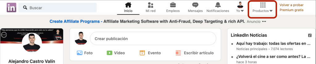 como crear una pagina de empresa en linkdin