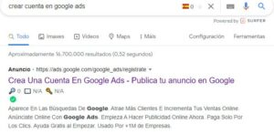 Cómo crear una cuenta en Google Ads