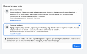 catalogos para vender en IG y Facebook