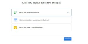 objetivo publicitario principal