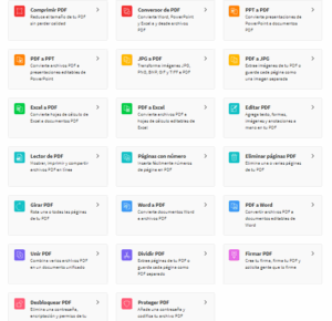 todas las herramientas de smallpdf com
