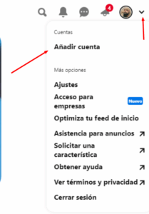como vincular cuenta en pinterest