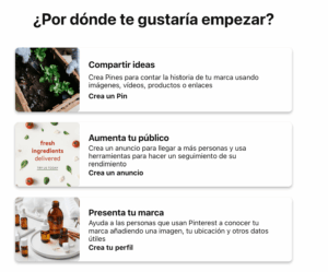 configura pinterest entrar para tu negocio