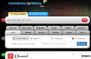 conversor de letras bonitas