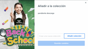 crea una coleccion en este banco de imagenes