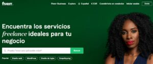 Mujer en Fiverr España