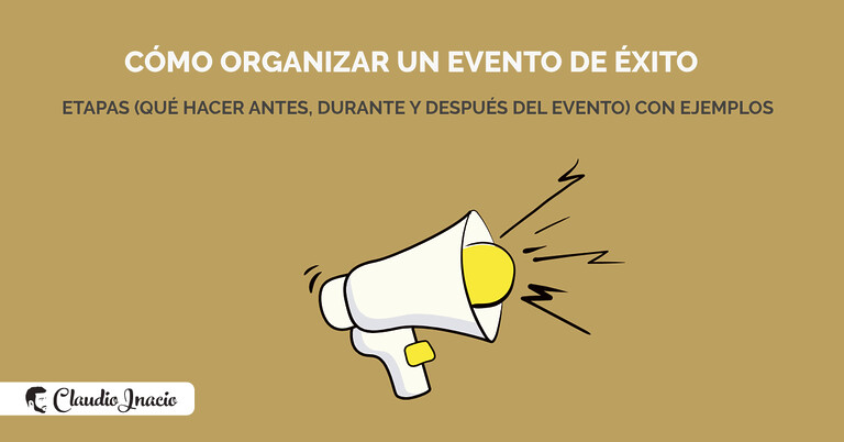 Como organizar un evento de exito