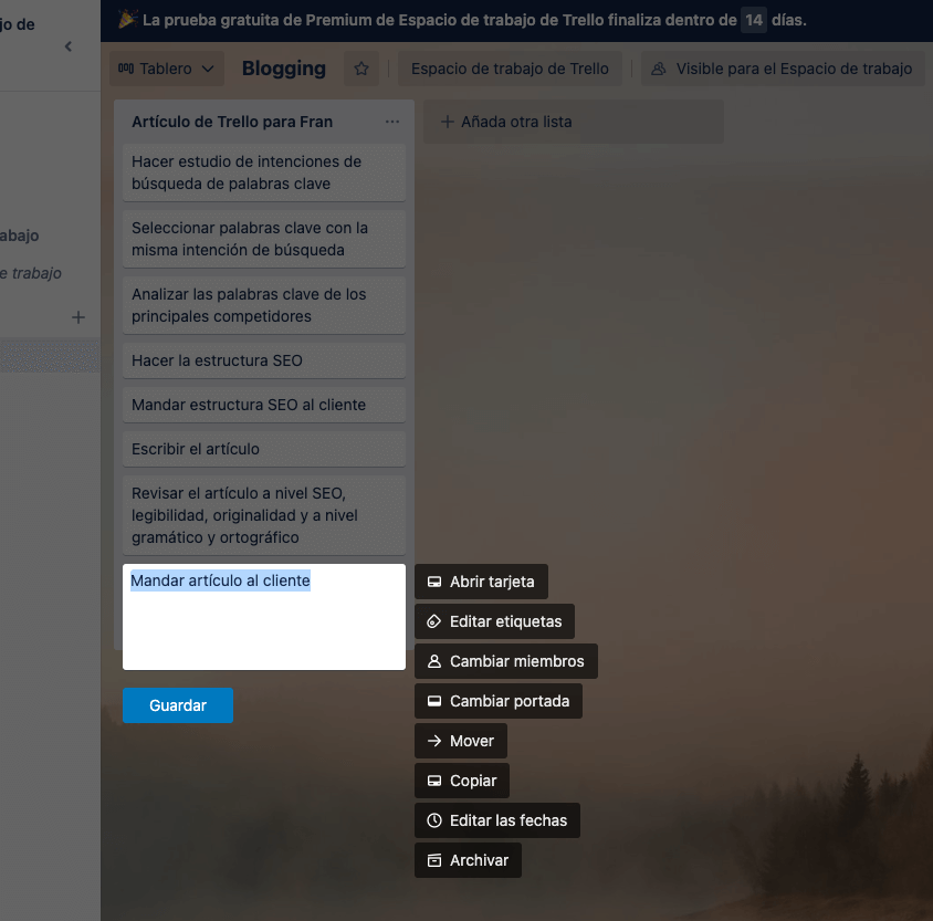 como configurar las etiquetas