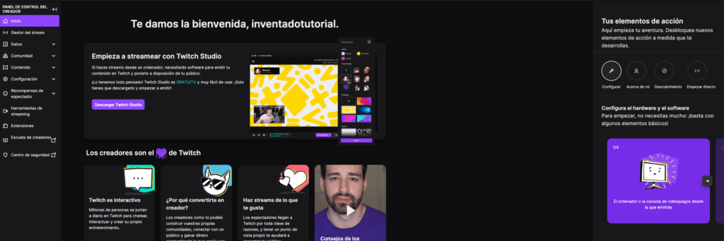 como personalizar perfil de twitch