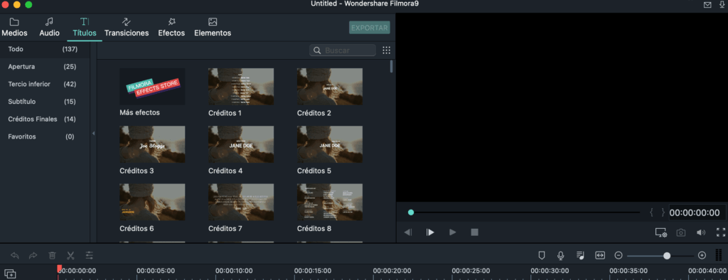 Como poner textos, títulos y subtítulos en Filmora