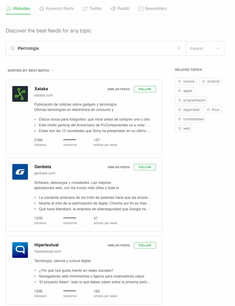 recomendaciones a seguir 