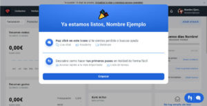 cuenta creada en este programa de gestion de facturas