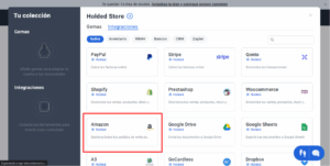 integraciones en el gestor de proyectos online