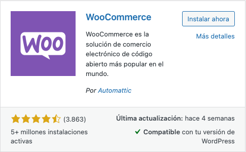 plugin de ecoomerce para wordpress woocommerce