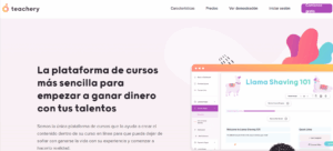 Teachery para crear cursos en línea