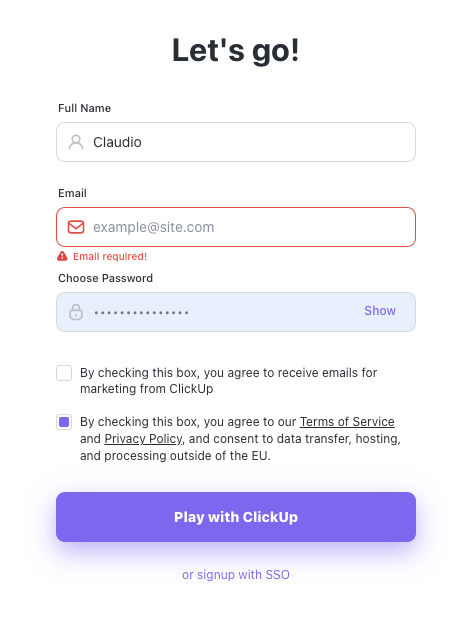 INTRODUCIR DATOS PERSONALES EN PLATAFORMA