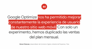 OPINION DE Google Optimize para crear test