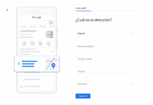 Añadir dirección al perfil de empresa
