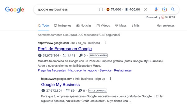 crear perfil de empresa en Google My Business