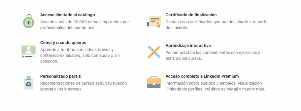 características de la plataforma