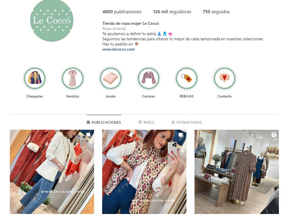 Tienda de ropa mujer en como publicitar mi negocio en redes sociales